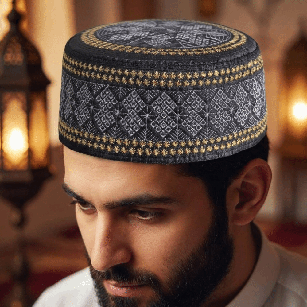 Ethnic Fashion Men - Fashion Ethnic Style Islam Flat Cap
