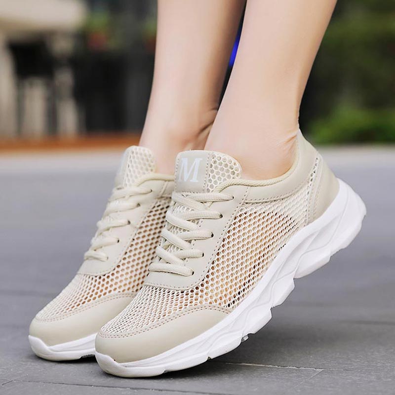 Ethnic Fashion Show Ideas - Summer Breathable Sneakers Women Mesh Women's