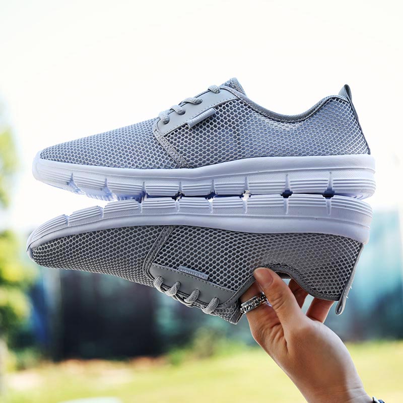 Ethnic Fashion Show Ideas - Big Size Summer Breathe Mens Sneakers