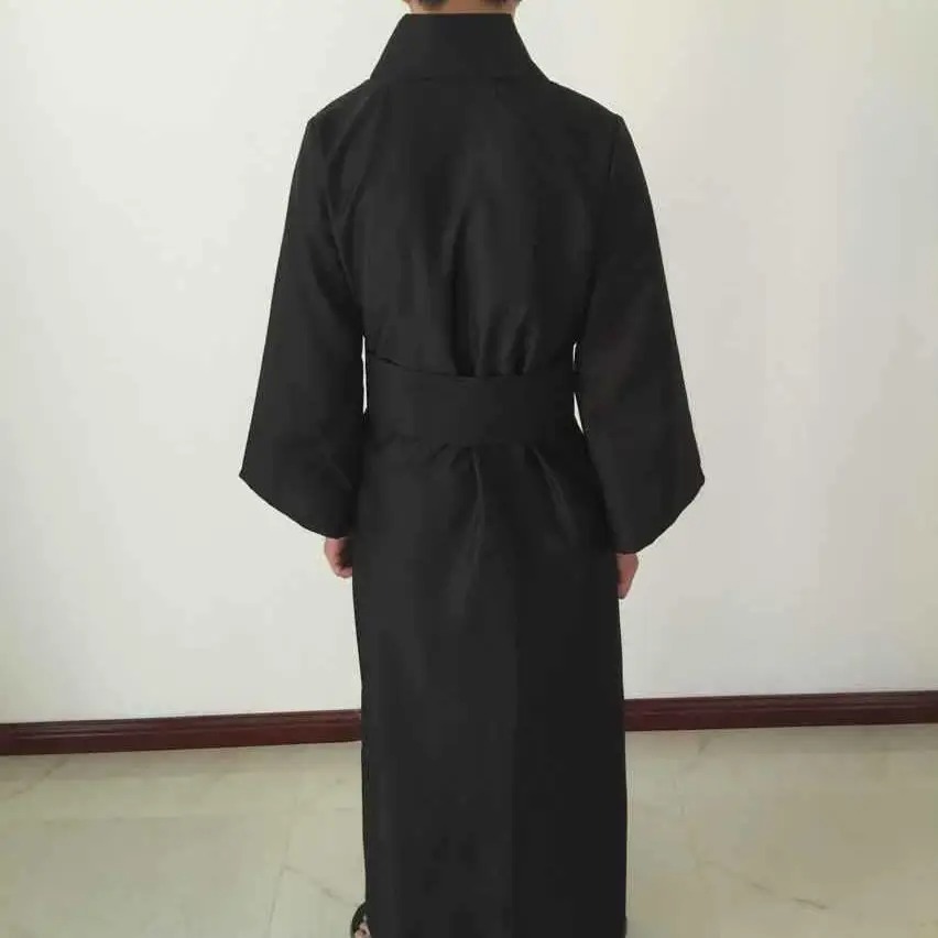 Men Classic Black Kimono Robe  - Ethnic Gown review and price