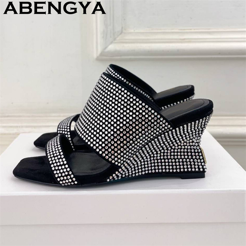 Elegant Style Rhinestone Wedge - Ethnic Fashion Week review and price