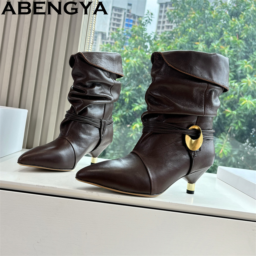 Pointy Toe Kitten Heels Ankle  - Ethnic Fashion Week review and price