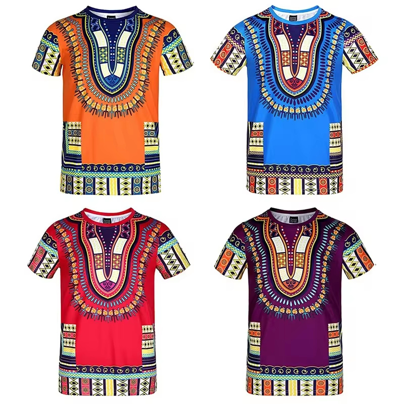 Summer Harajuku 3D Print Afric - Kids Ethnic Fashion review and price