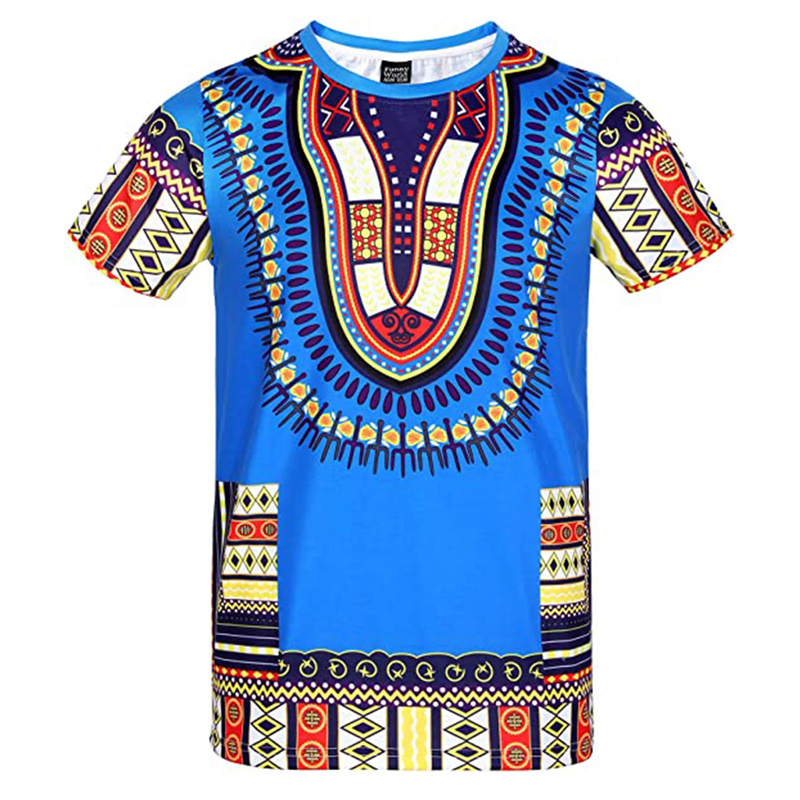 Summer Harajuku 3D Print Afric - Kids Ethnic Fashion review and price