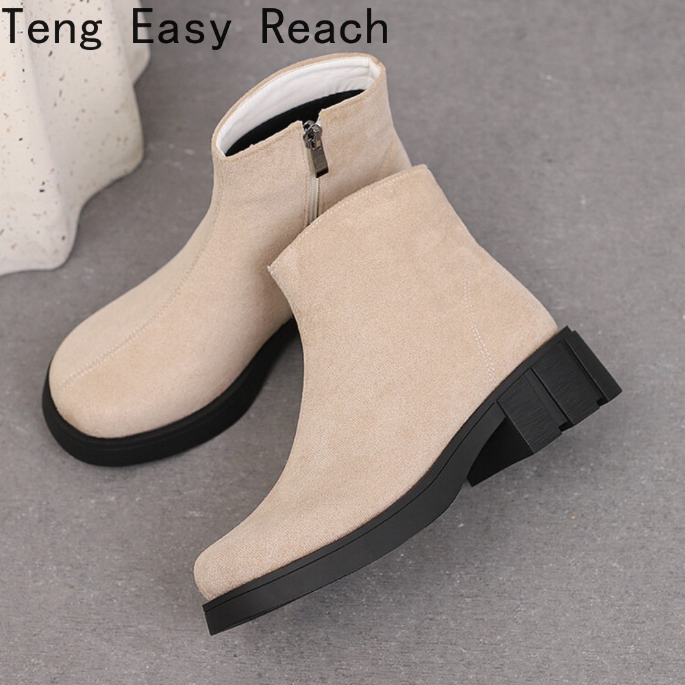 Flock Ankle Boots For Women Fa - Winter Ethnic Fashion For Women review and price