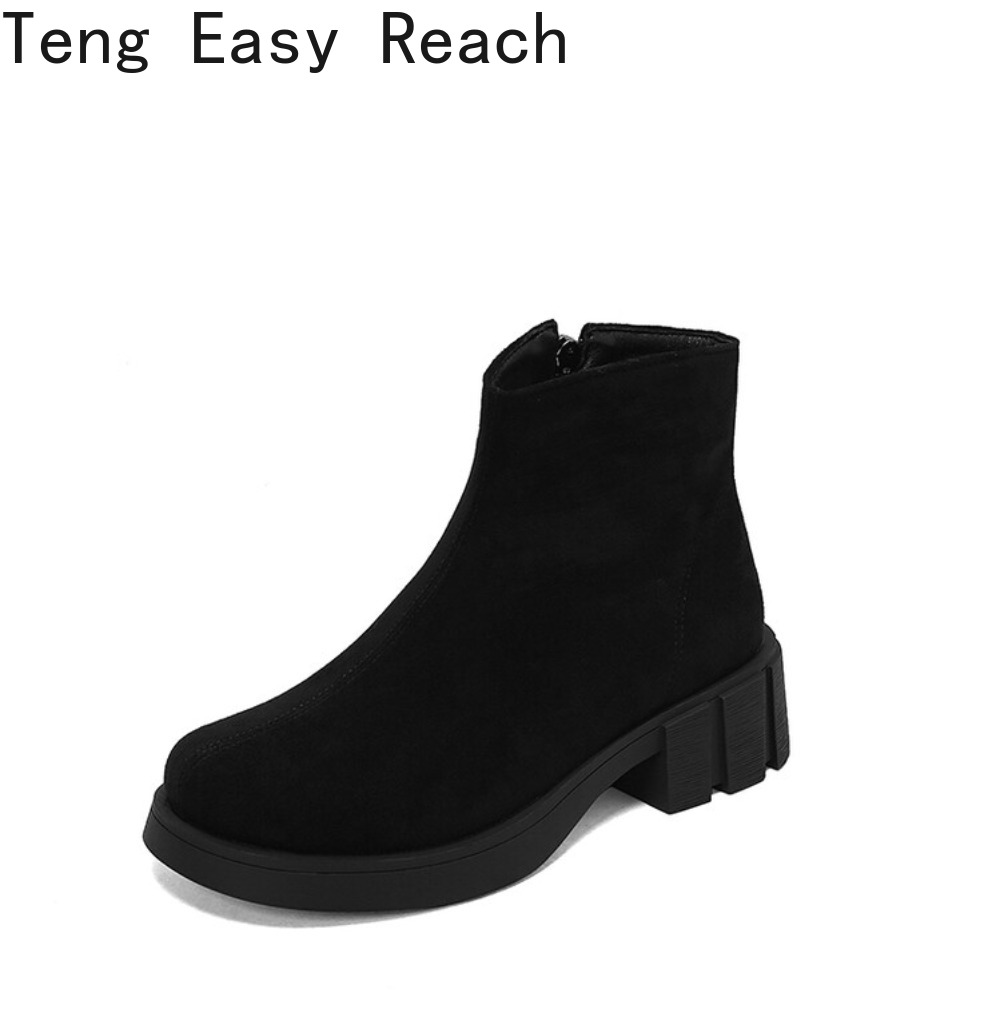 Flock Ankle Boots For Women Fa - Winter Ethnic Fashion For Women review and price