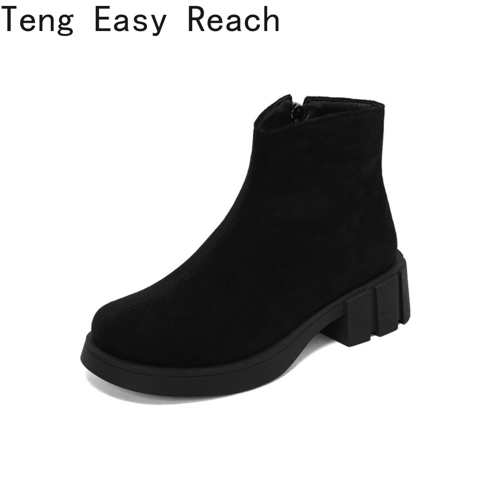 Flock Ankle Boots For Women Fa - Winter Ethnic Fashion For Women review and price