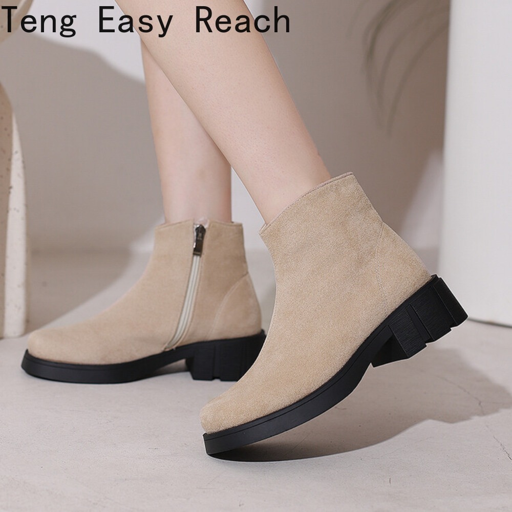Flock Ankle Boots For Women Fa - Winter Ethnic Fashion For Women review and price