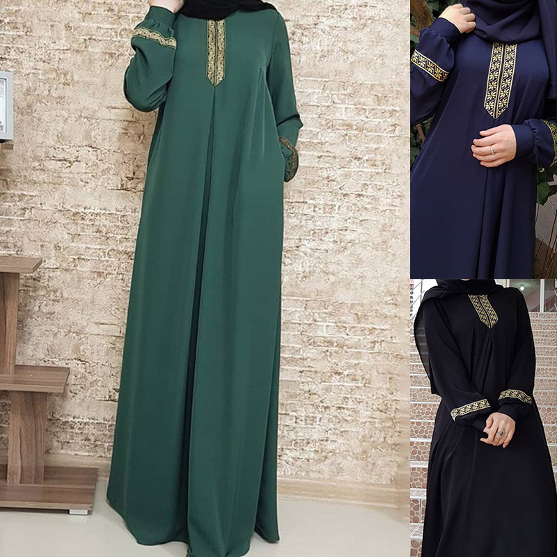 Muslim Ethnic Style Print Abay - Winter Ethnic Fashion For Women review and price