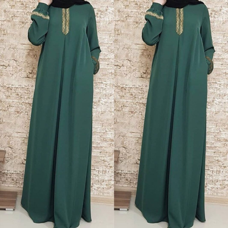 Muslim Ethnic Style Print Abay - Winter Ethnic Fashion For Women review and price