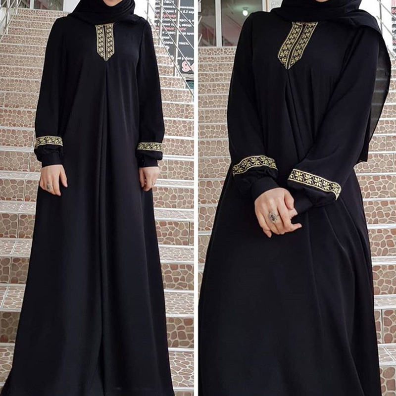 Muslim Ethnic Style Print Abay - Winter Ethnic Fashion For Women review and price