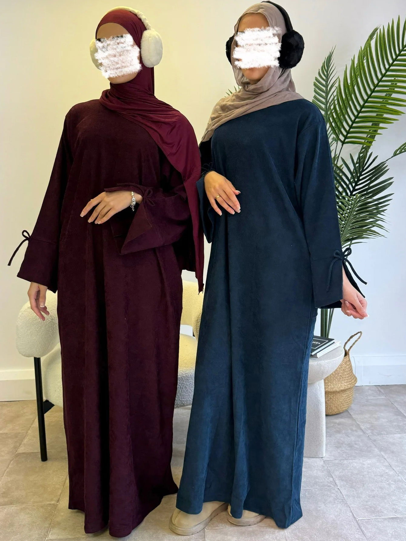 Ramadan Bow-knot Dubai Abaya D - Abaya Modest Wear review and price