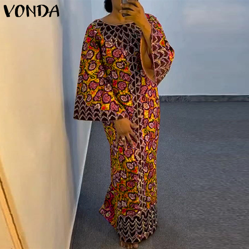 Plus Size VONDA Bohemian Dress - Ethnic Gown review and price