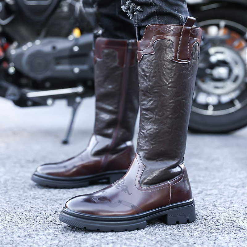 Men's Mid-calf Boots High Qual - Ethnic Fashion Men review and price