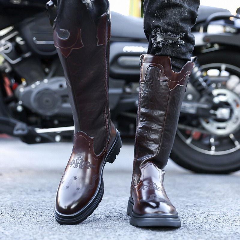 Men's Mid-calf Boots High Qual - Ethnic Fashion Men review and price