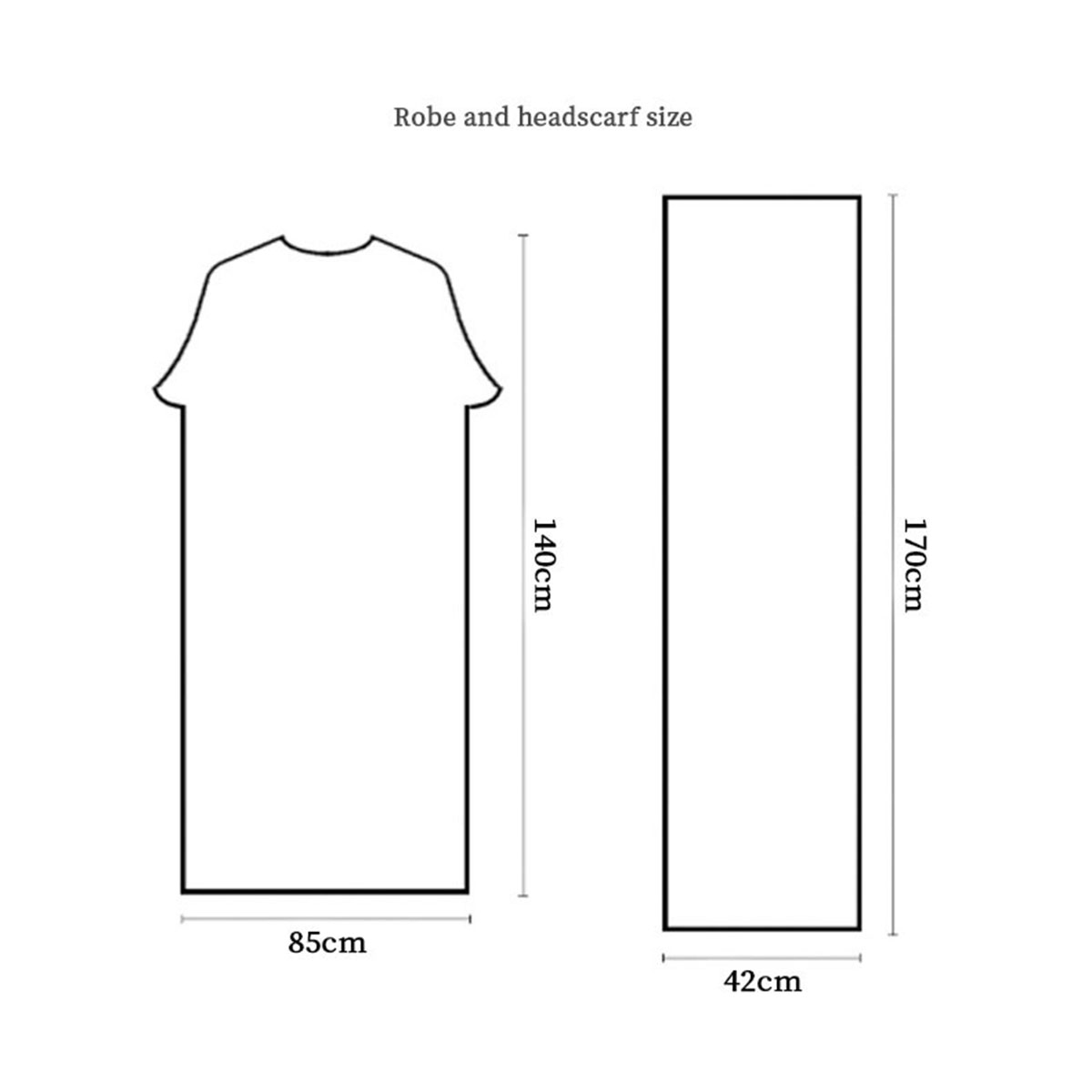 New Muslim 2 Piece Abaya Set H - Abaya Modest Wear review and price