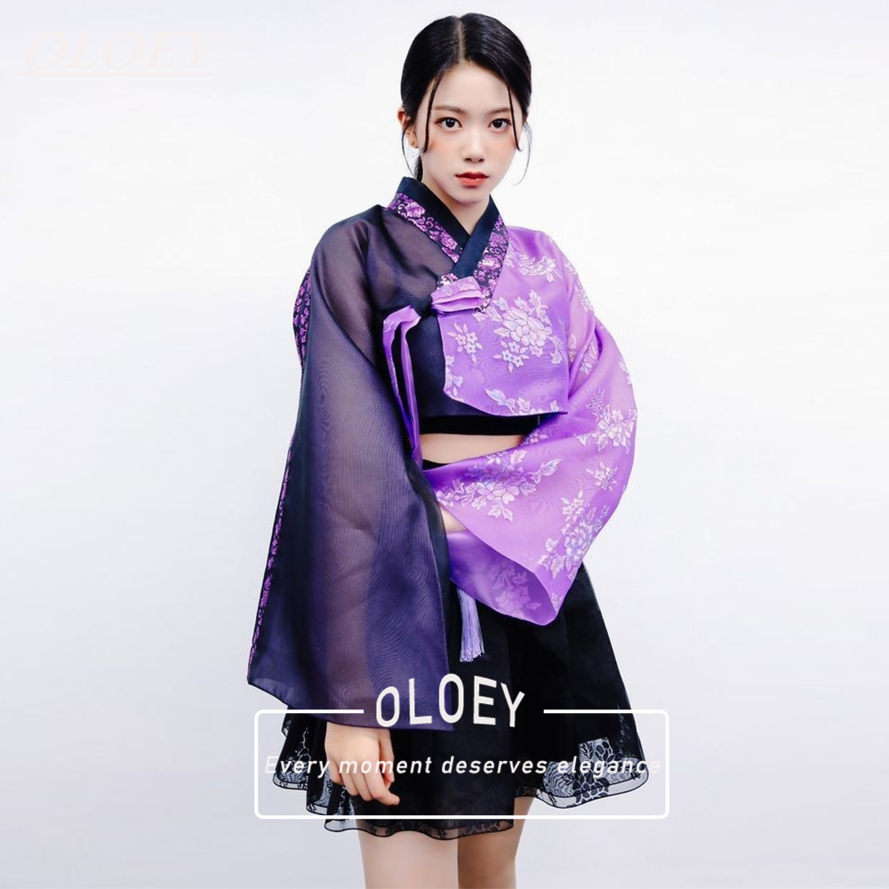 OLOEY Vintage Black Purple Han - Hanbok Modern Set review and price