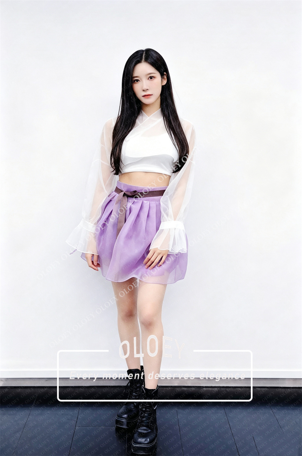 OLOEY Modern Purple Ivory Shor - Hanbok Modern Set review and price