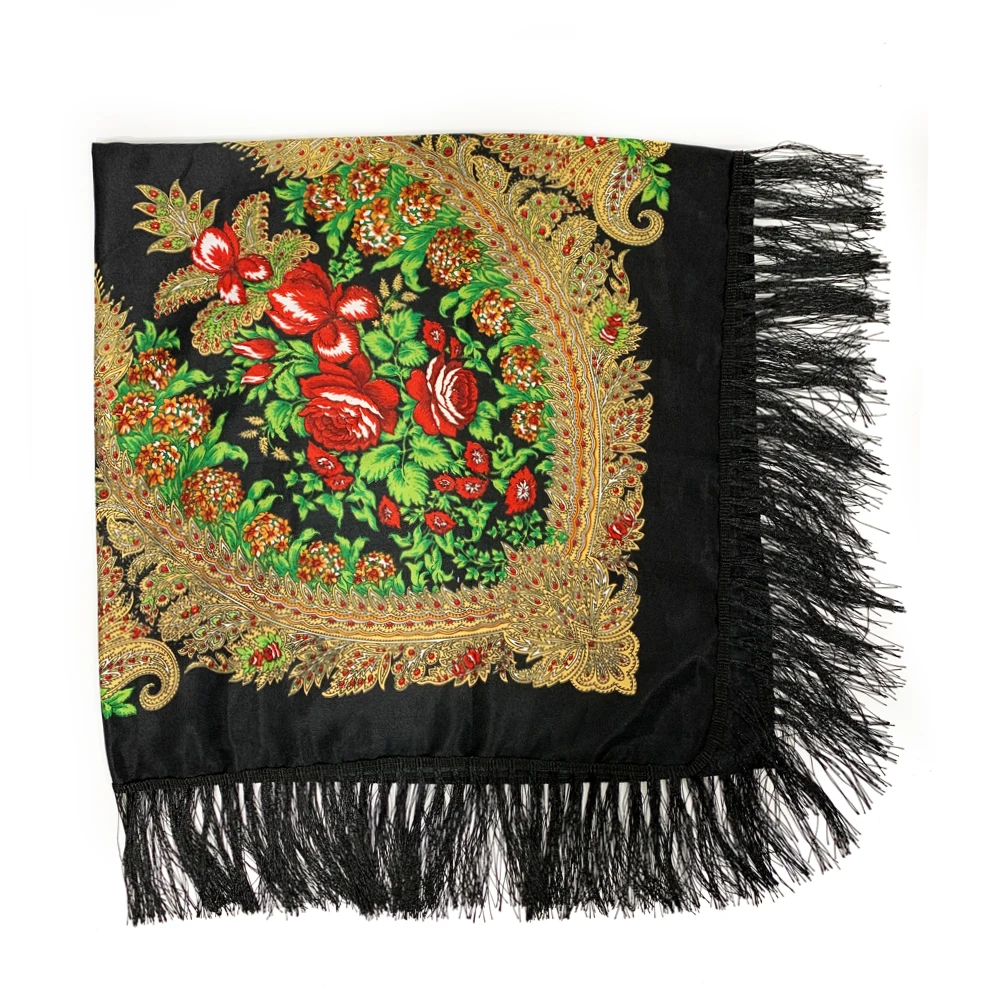 130*130cm Ethnic Style Russian - Winter Ethnic Fashion For Women review and price
