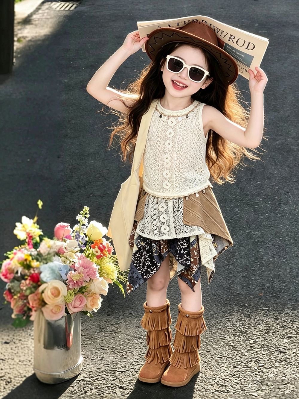 Girls Summer Outfit 2026 New E - Kids Ethnic Fashion review and price