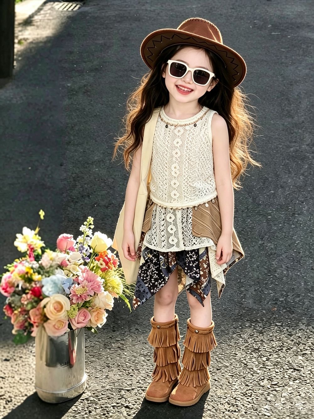 Girls Summer Outfit 2026 New E - Kids Ethnic Fashion review and price