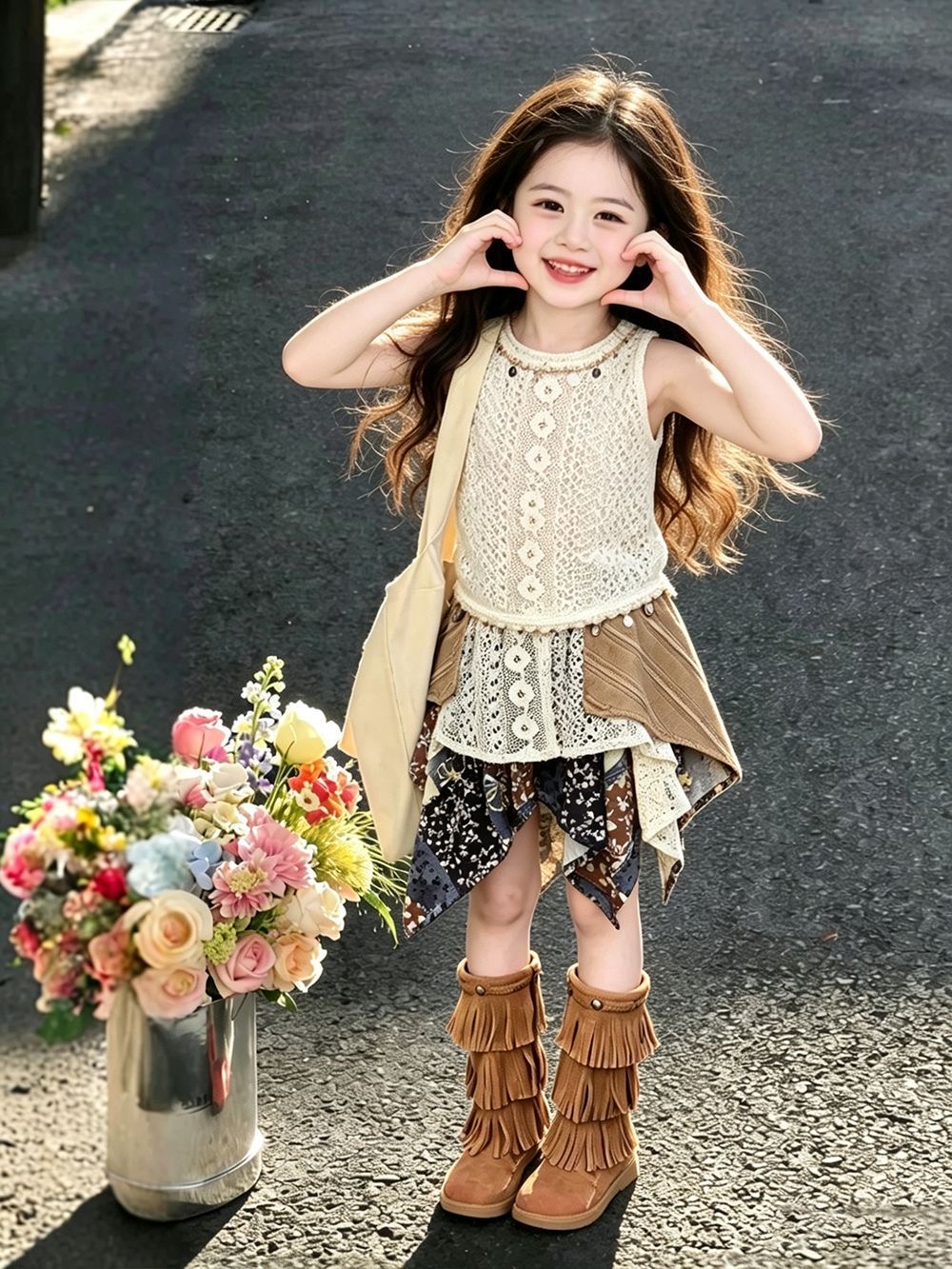 Girls Summer Outfit 2026 New E - Kids Ethnic Fashion review and price