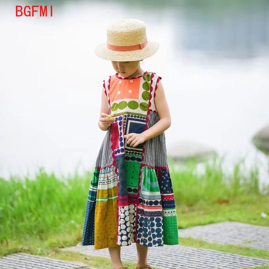 Kids Girls' Retro Dress 1-10Y  - Kids Ethnic Fashion review and price