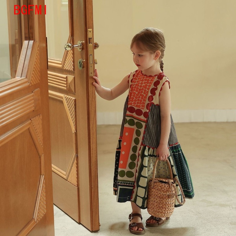 Kids Girls' Retro Dress 1-10Y  - Kids Ethnic Fashion review and price