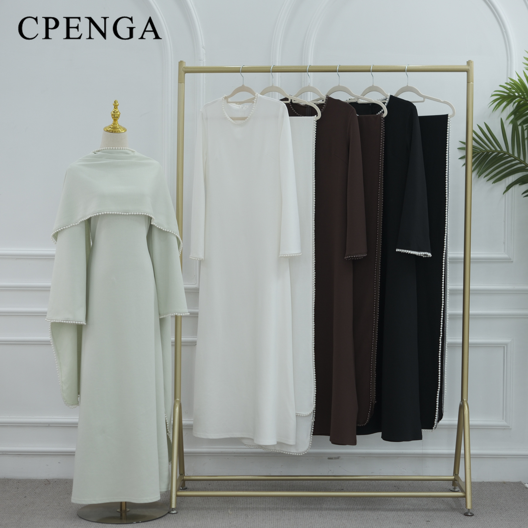 Luxury Dubai Abaya with Beaded - Abaya Modest Wear review and price
